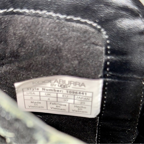 Koolaburra by UGG Thia Black Ankle Booties Heels Side Zip Women's Size 6 1096441 - Picture 6 of 6